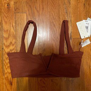 L*Space Lee Lee Pointelle Rib Bikini Top